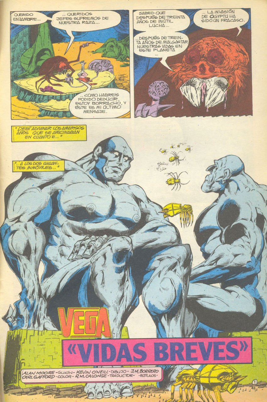 Portada ampliada de Vega "Vidas Breves"