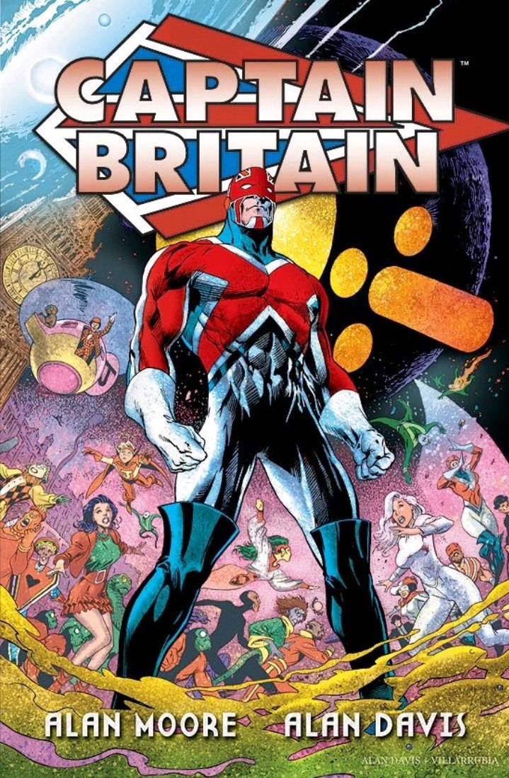Portada ampliada de Captain Britain