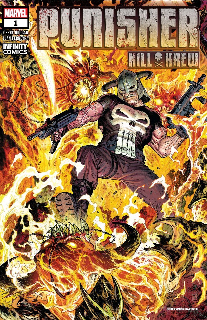 Portada ampliada de Punisher Kill Krew