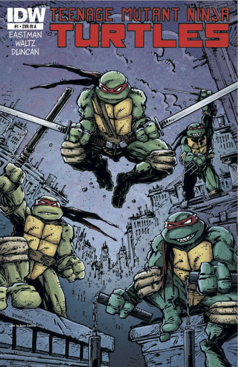 Portada ampliada de TEENAGE MUTANT NINJA TURTLES