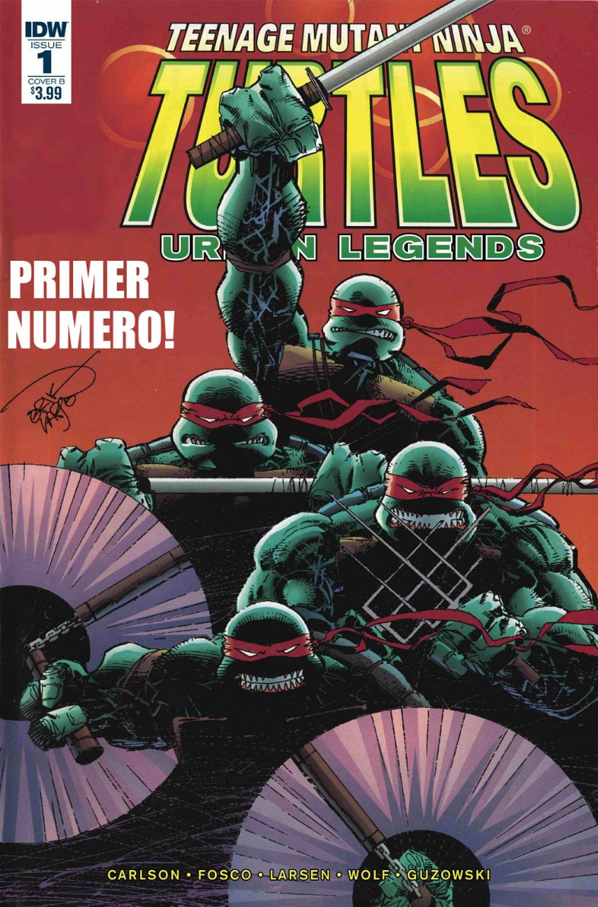 Portada ampliada de Teenage Mutant Ninja Turtles: Urban Legends