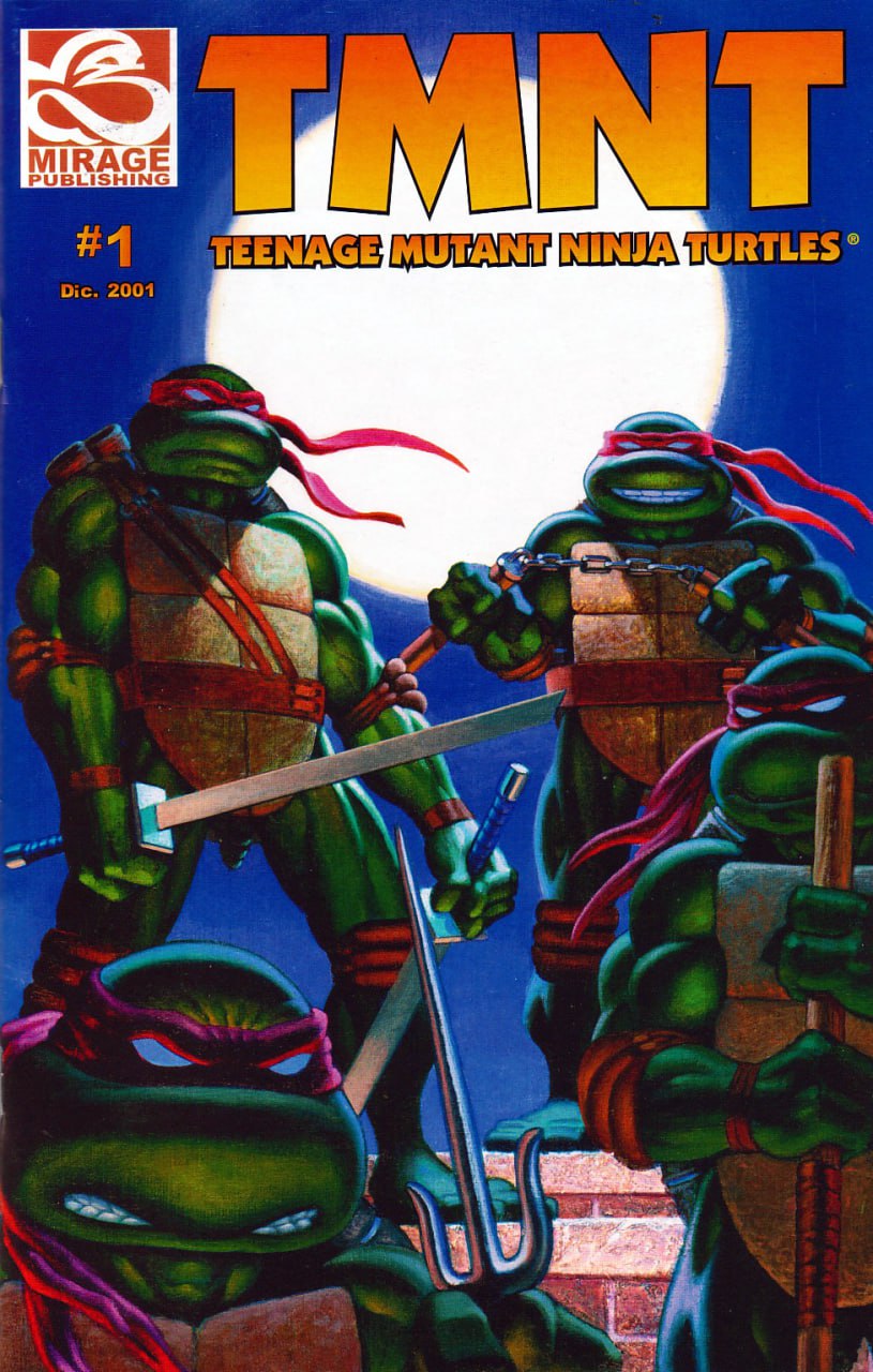 Portada ampliada de TMNT TEENAGE MUTANT NINJA TURTLES
