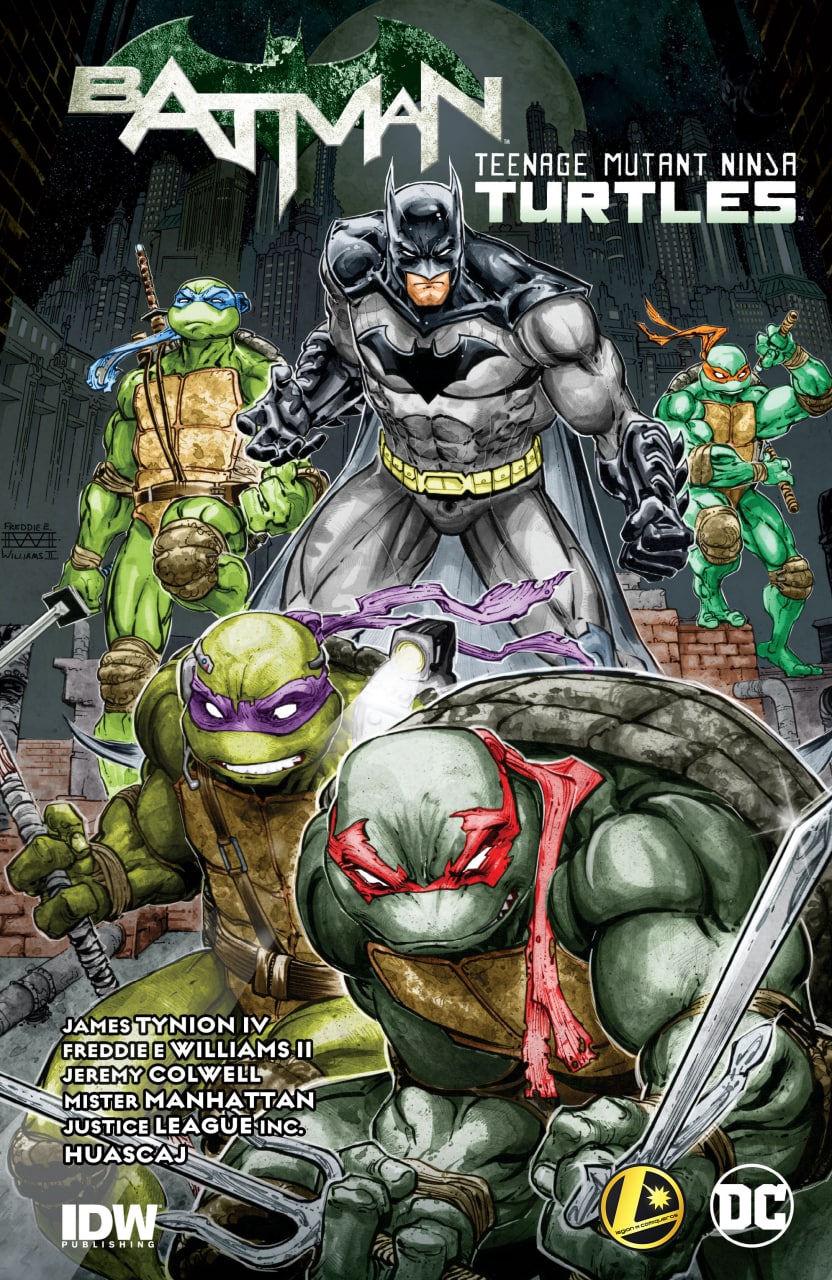 Portada ampliada de BATMAN TEENAGE MUTANT NINJA TURTLES