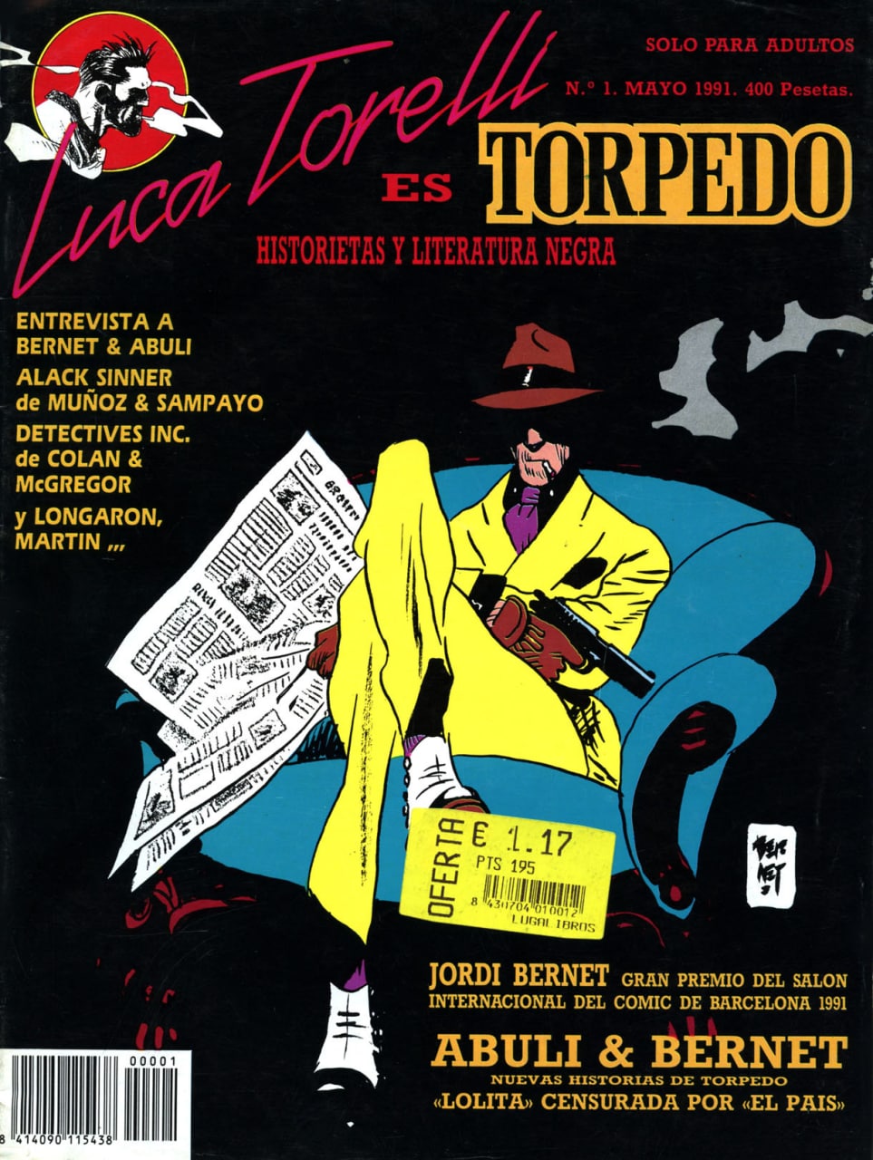 Portada ampliada de Luca Torelli es Torpedo