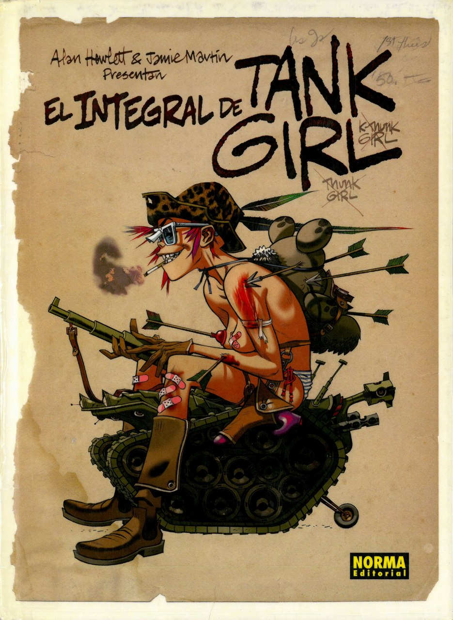 Portada ampliada de TANK GIRL EL INTEGRAL DE