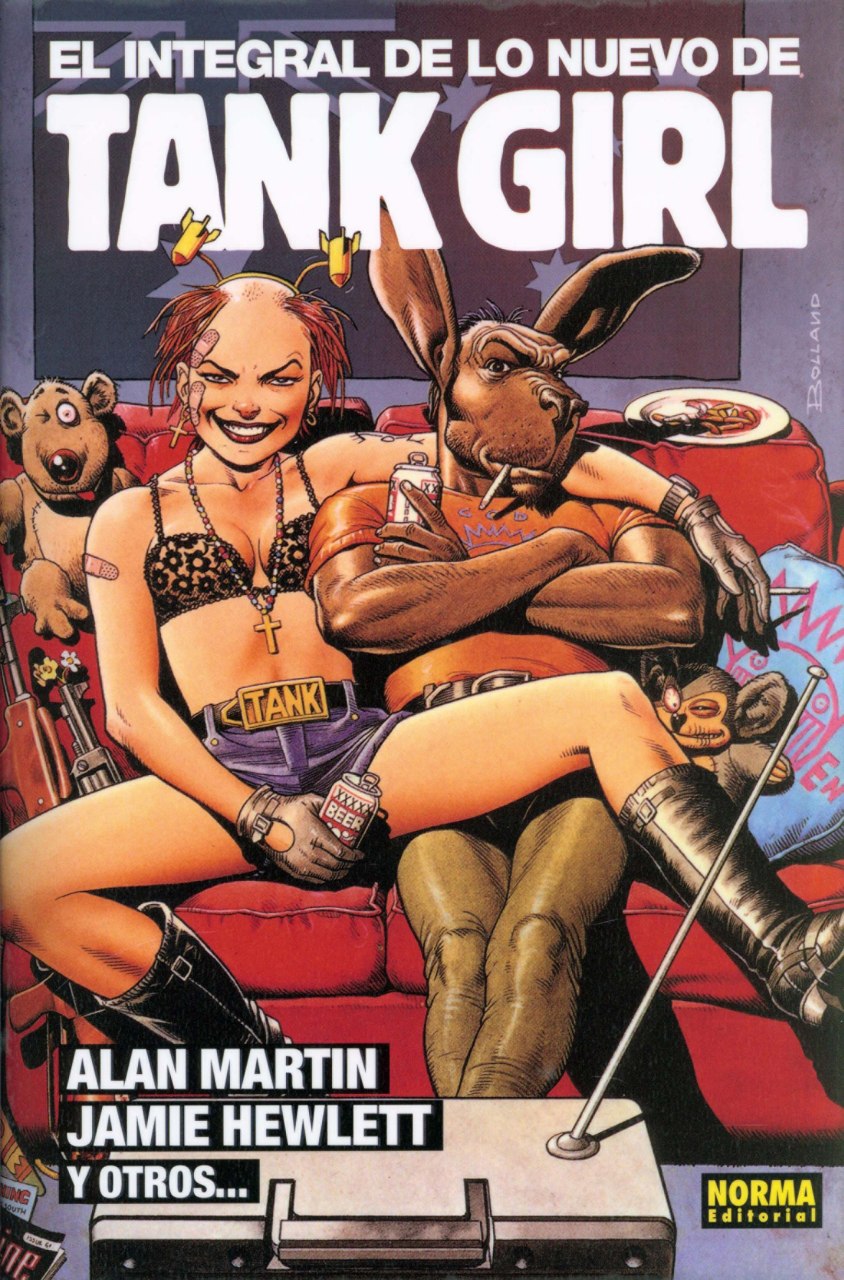 Portada ampliada de EL INTEGRAL DE LO NUEVO DE TANK GIRL