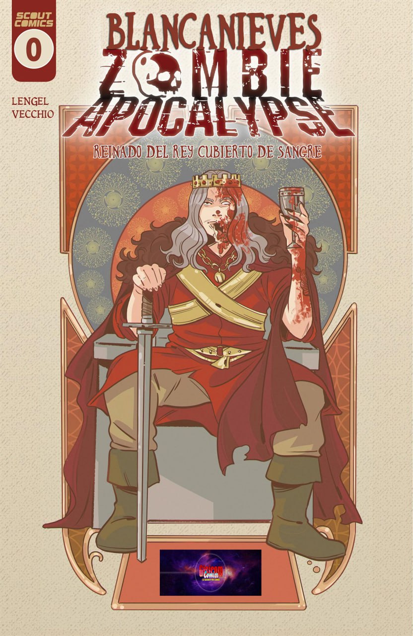 Portada ampliada de BLANCANIEVES ZOMBIE APOCALYPSE