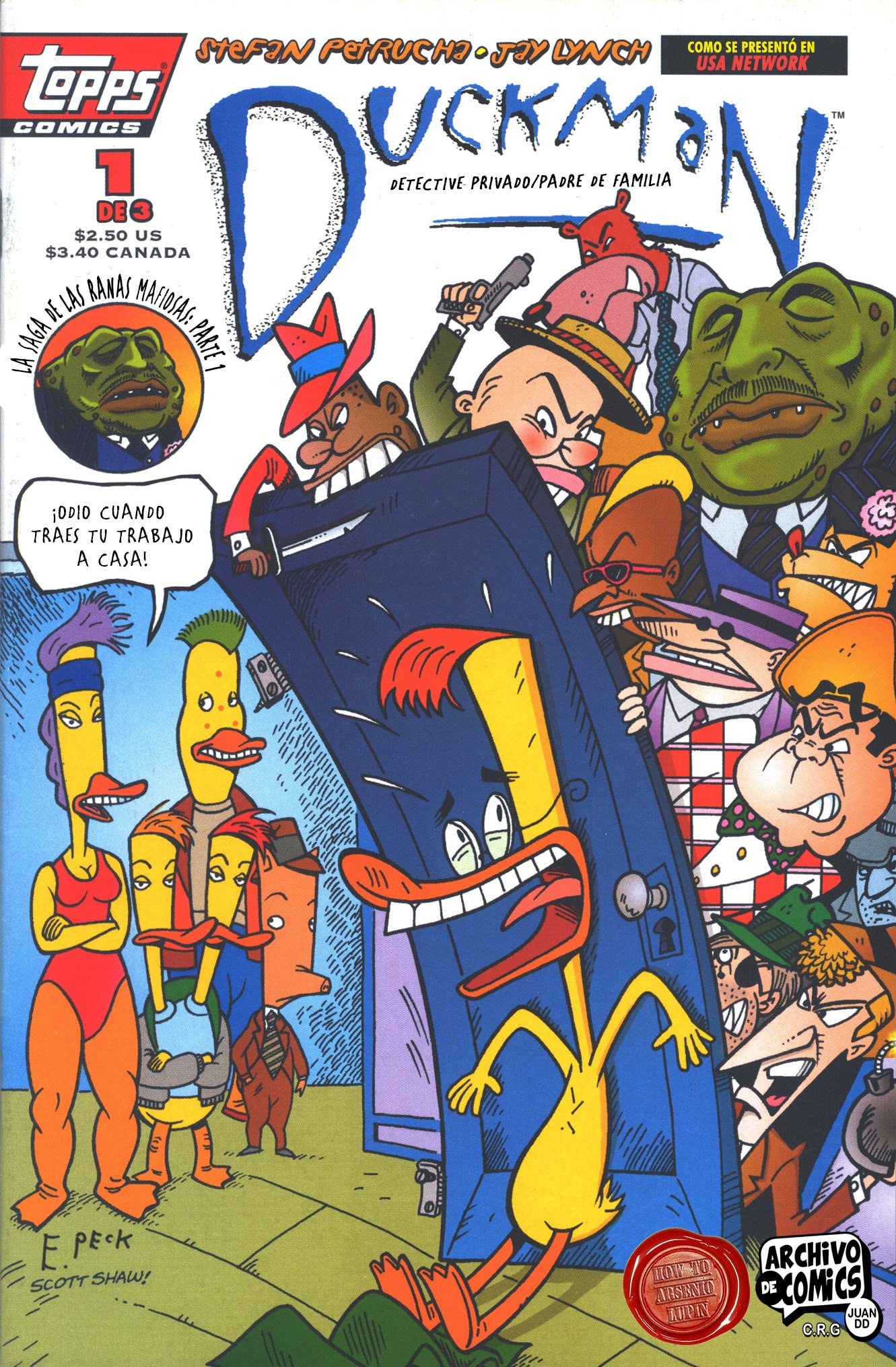 Portada ampliada de DUCKMAN