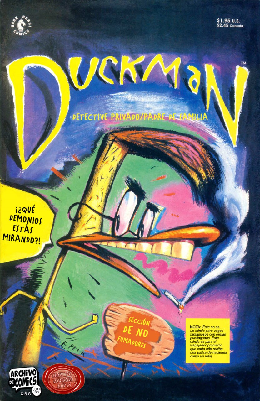 Portada ampliada de Duckman