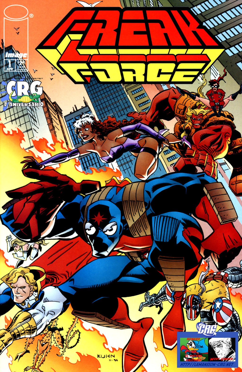 Portada ampliada de FREAK FORCE