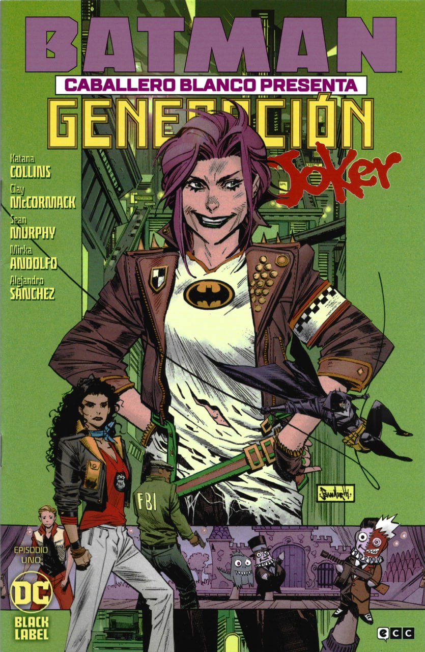 Portada ampliada de BATMAN CABALLERO BLANCO PRESENTA GENERACION Joker