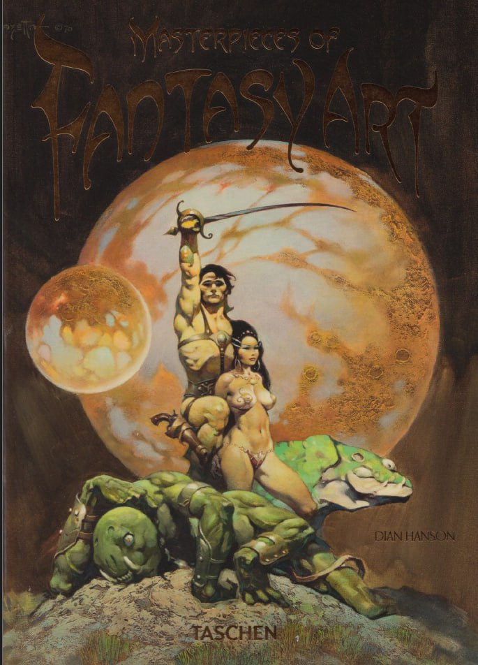 Portada ampliada de Masters of Fantasy Art