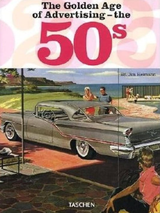 Portada ampliada de The Golden Age of Advertising - the 50's