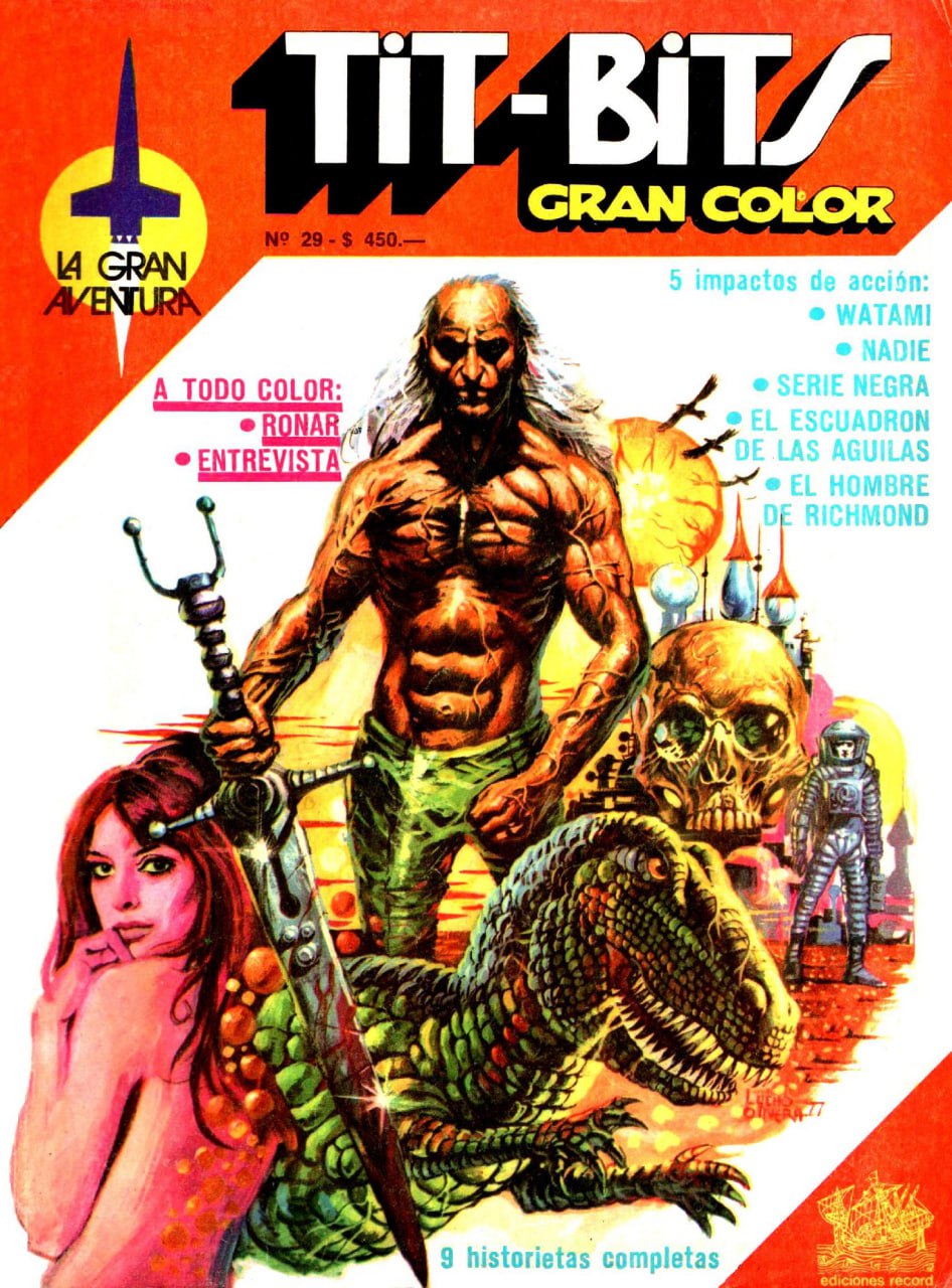 Portada ampliada de Tit-Bits Gran Color