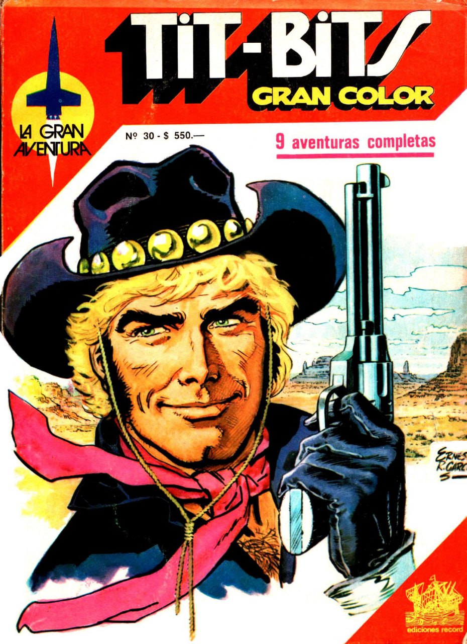 Portada ampliada de Tit-Bits Gran Color