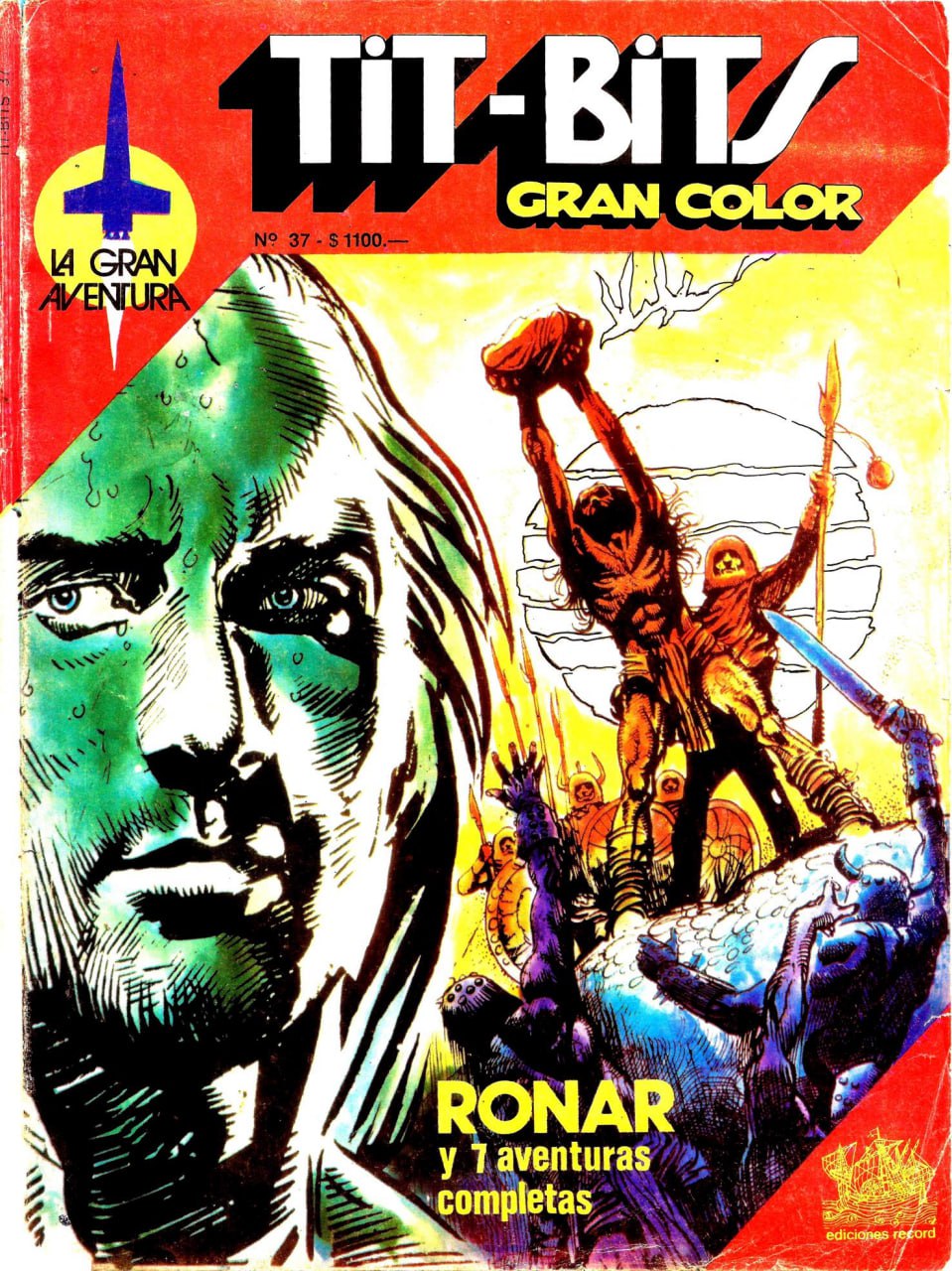 Portada ampliada de Tit-Bits Gran Color