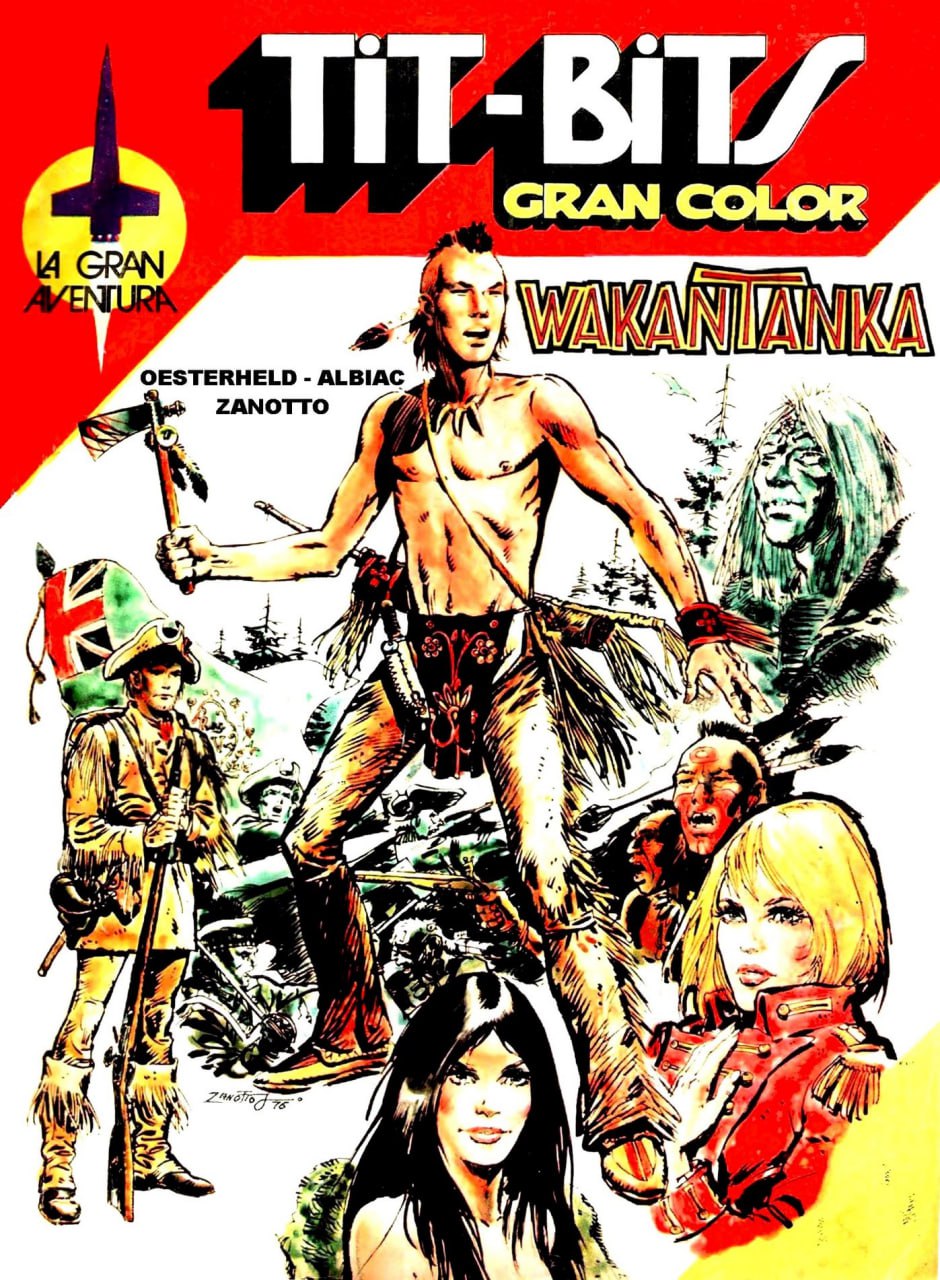 Portada ampliada de Tit-Bits Gran Color Wakantanka