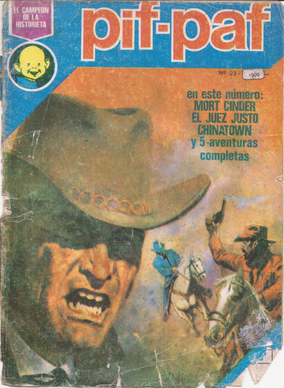Portada ampliada de pif-paf