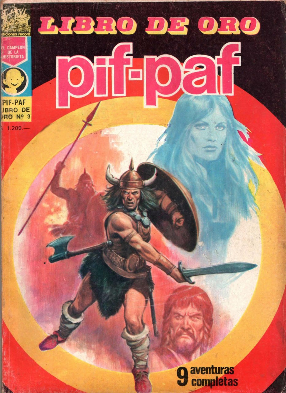 Portada ampliada de LIBRO DE ORO pif-paf