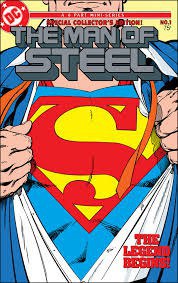 Portada ampliada de THE MAN OF STEEL