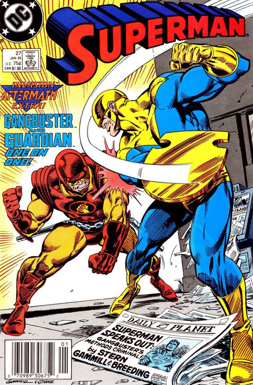 Portada ampliada de SUPERMAN