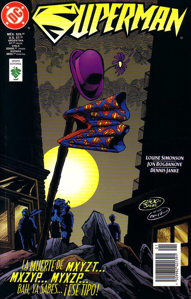 Portada ampliada de SUPERMAN