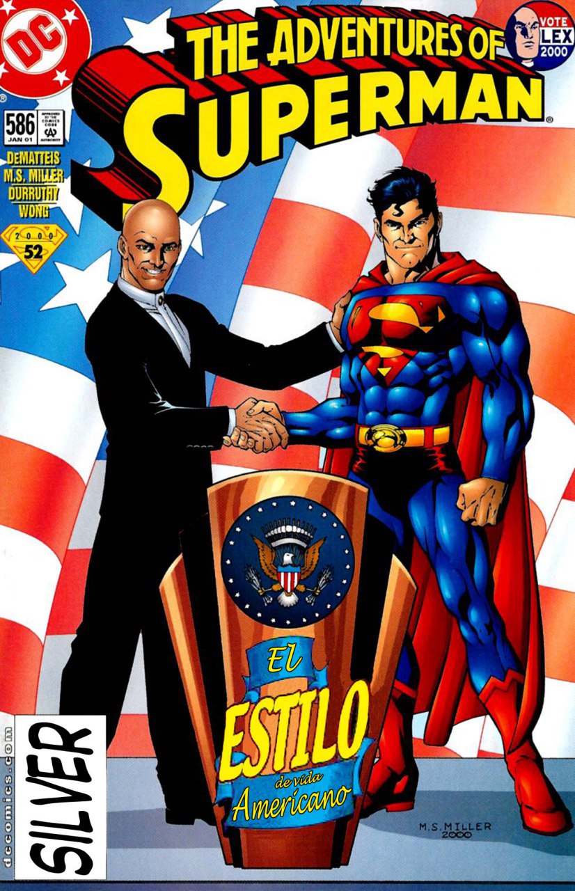 Portada ampliada de THE ADVENTURES OF SUPERMAN
