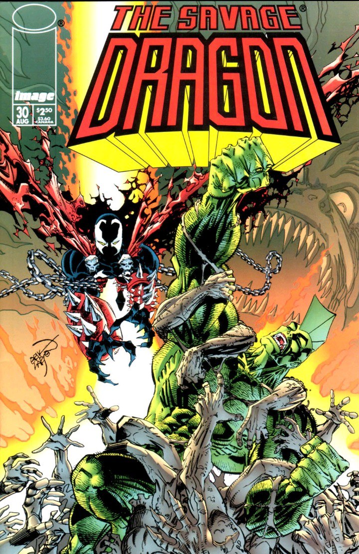 Portada ampliada de THE SAVAGE DRAGON