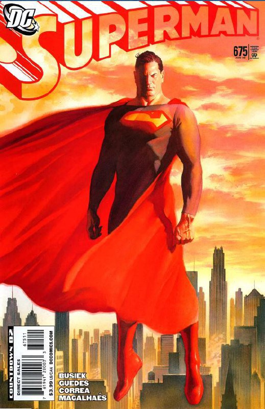 Portada ampliada de SUPERMAN