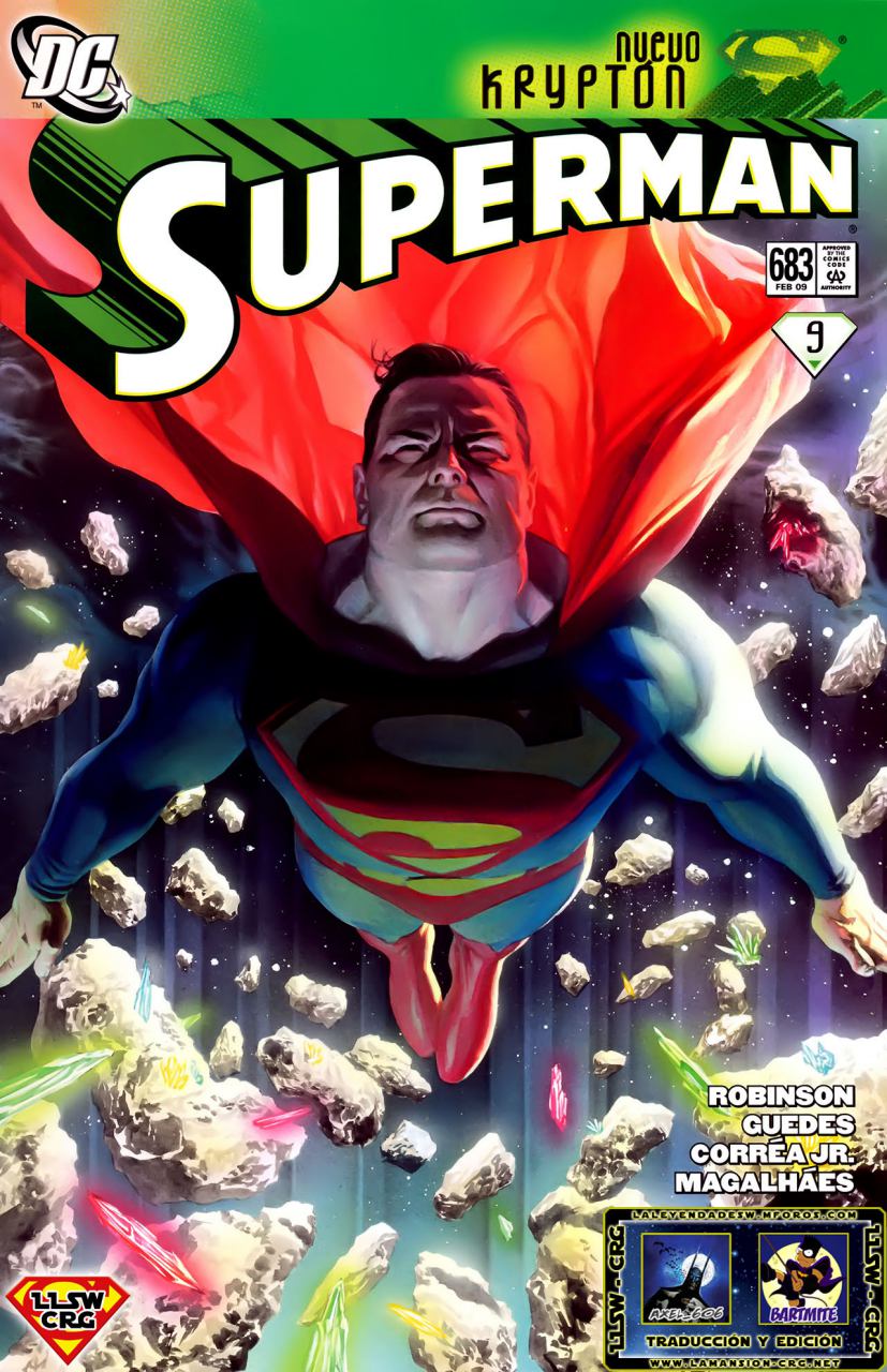 Portada ampliada de SUPERMAN