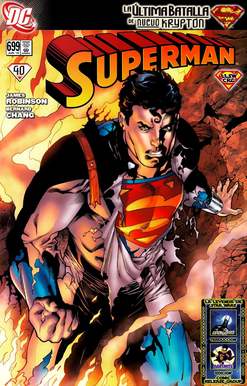 Portada ampliada de SUPERMAN