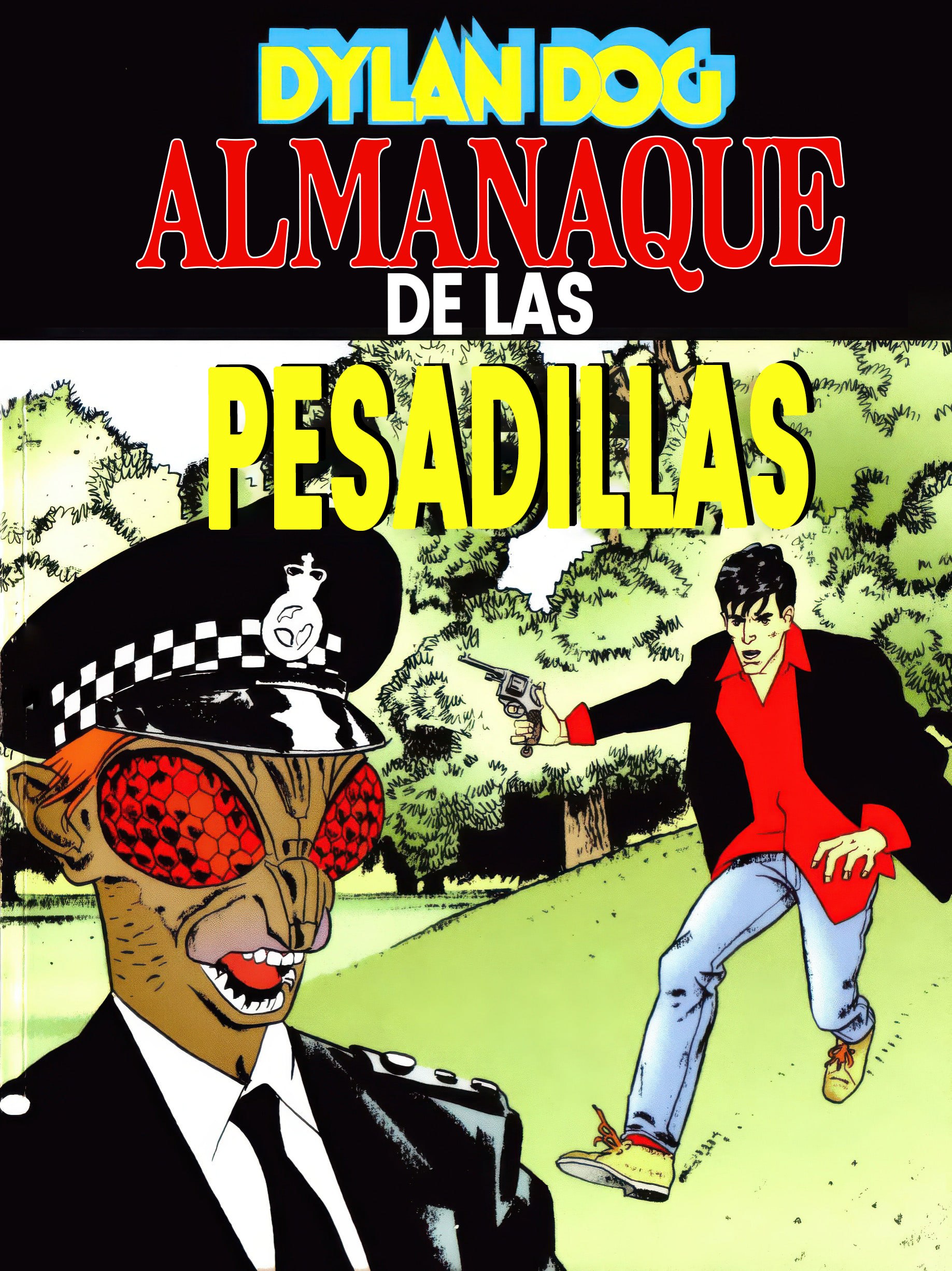 Portada ampliada de Dylan Dog Almanaque de las Pesadillas