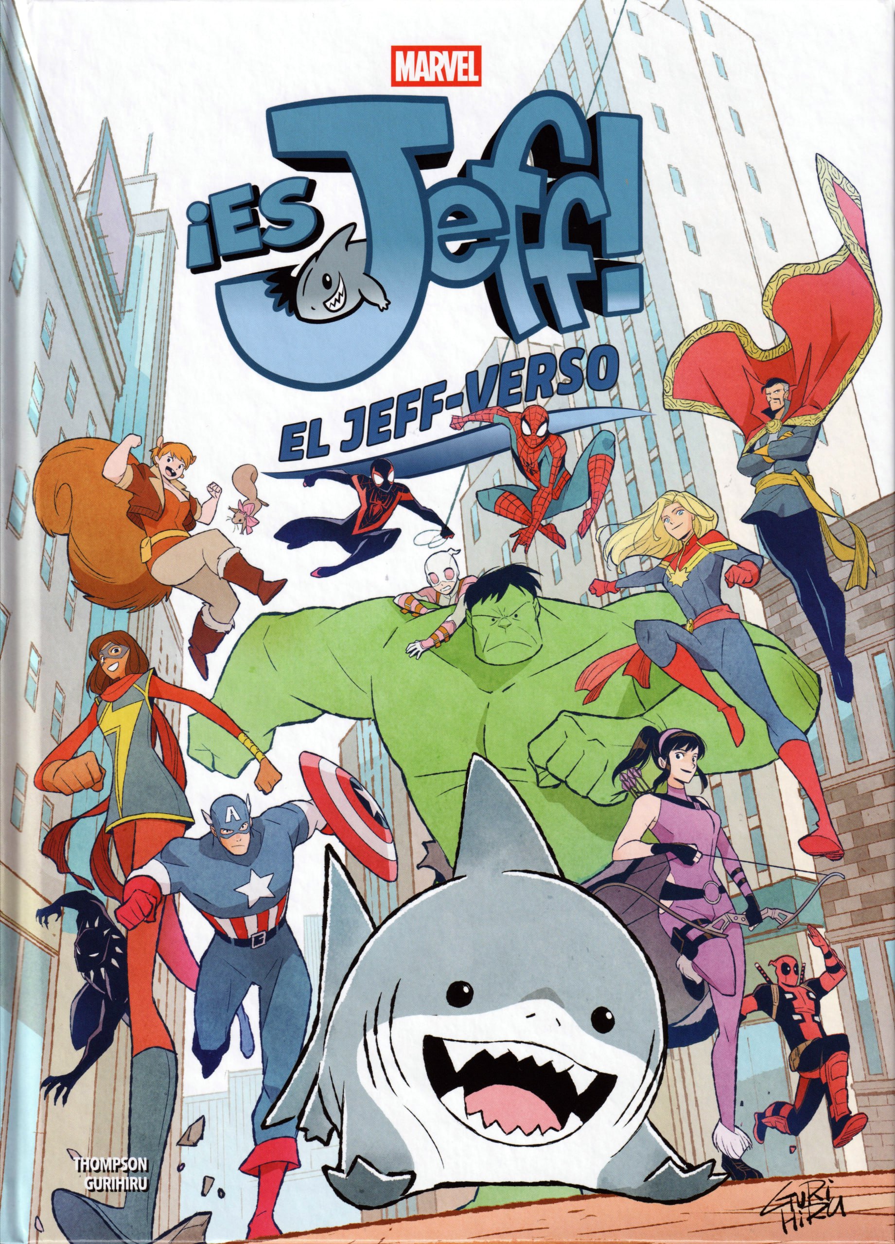Portada ampliada de ¡Es Jeff! El Jeff-verso