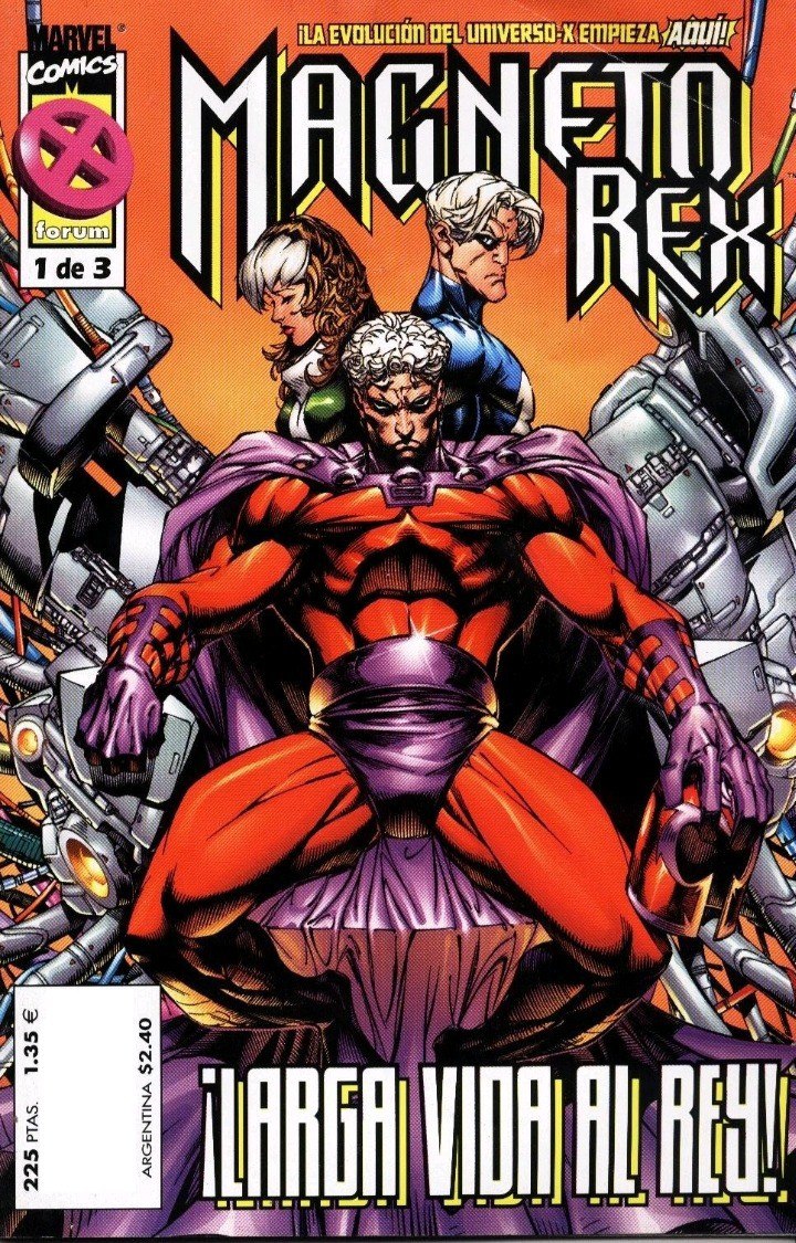 Portada ampliada de MAGNETO REX