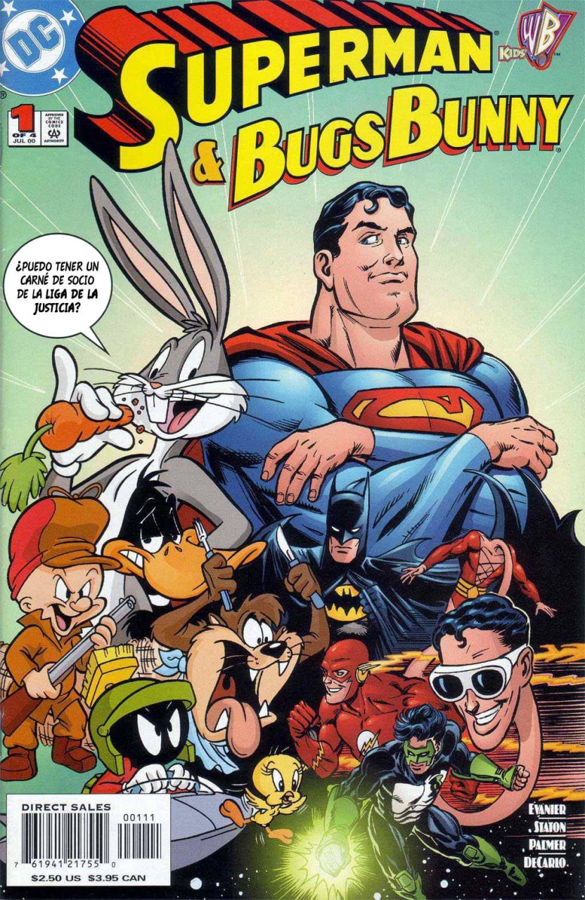 Portada ampliada de SUPERMAN & BUGS BUNNY