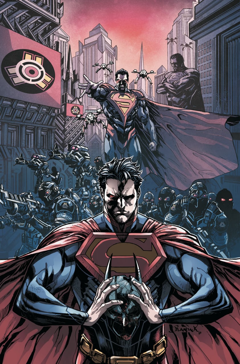 Portada ampliada de Injustice Año Dos #