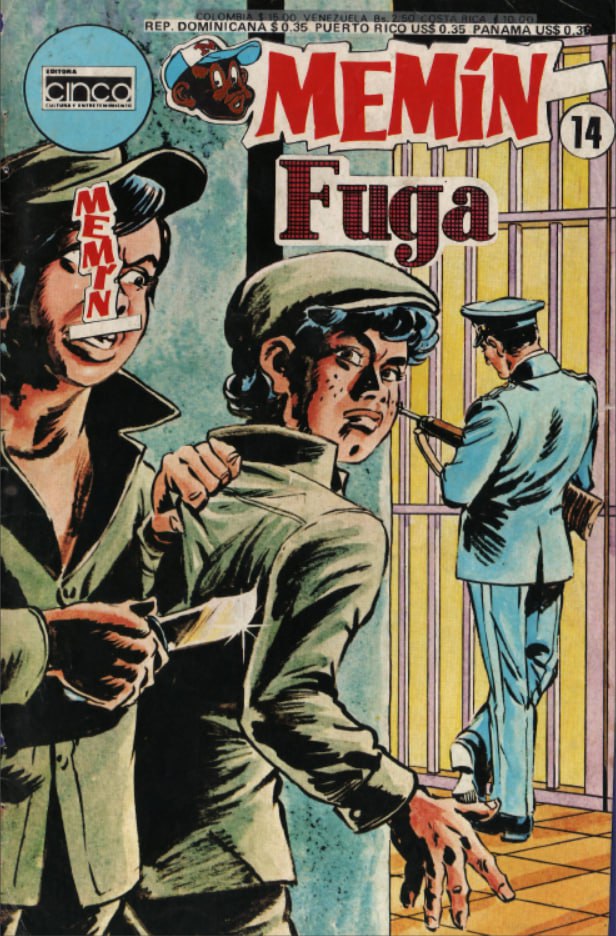 Portada ampliada de MEMÍN Fuga
