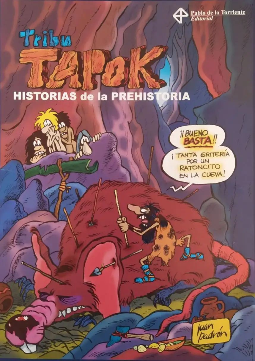 Portada ampliada de Teiko Tapok. Historias de la Prehistoria