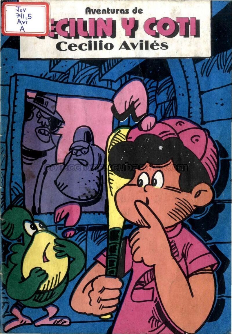 Portada ampliada de Aventuras de ECILUN Y COTI