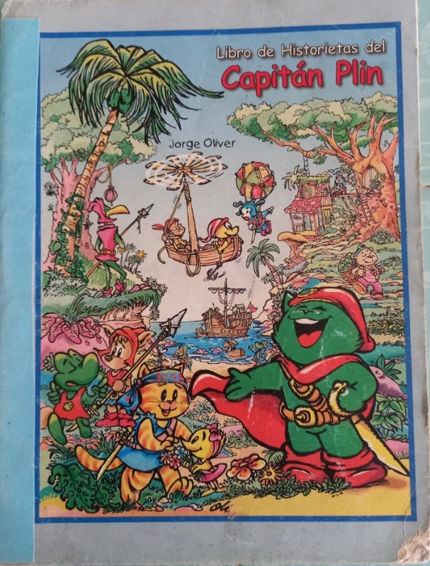 Portada ampliada de Libro de Historietas del Capitán Plin