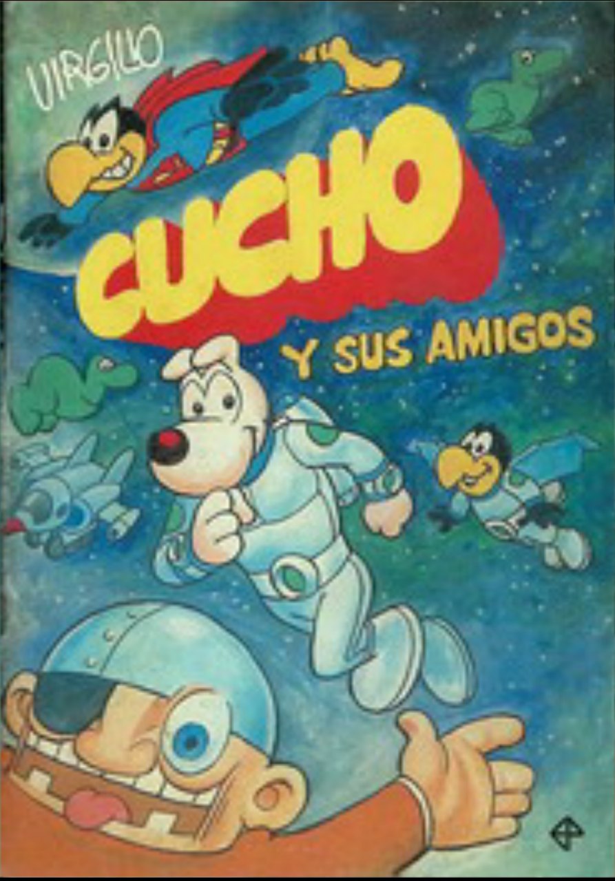 Portada ampliada de Cucho y sus amigos