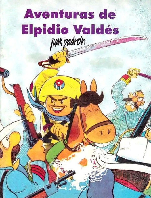 Portada ampliada de Aventuras de Elpidio Valdés