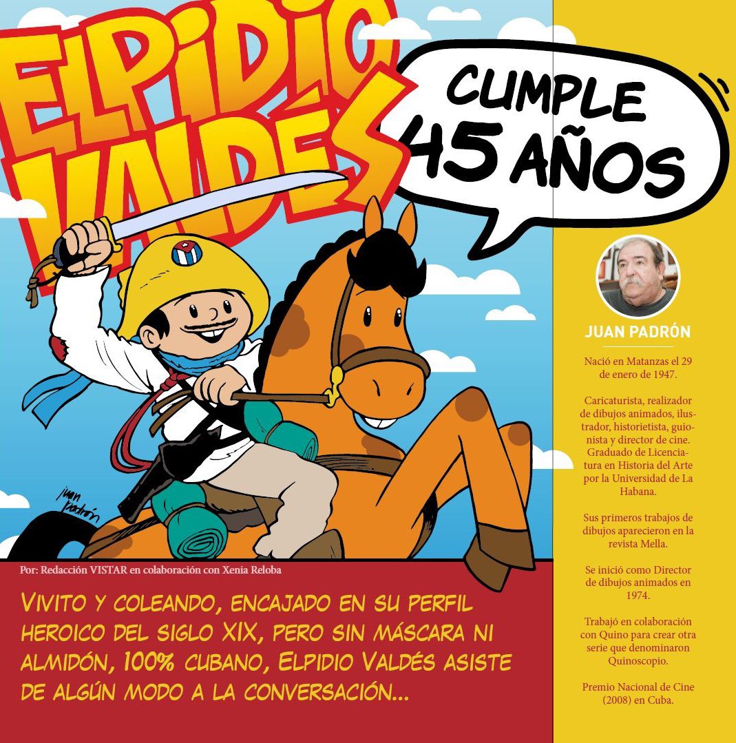 Portada ampliada de Elpidio Valdés