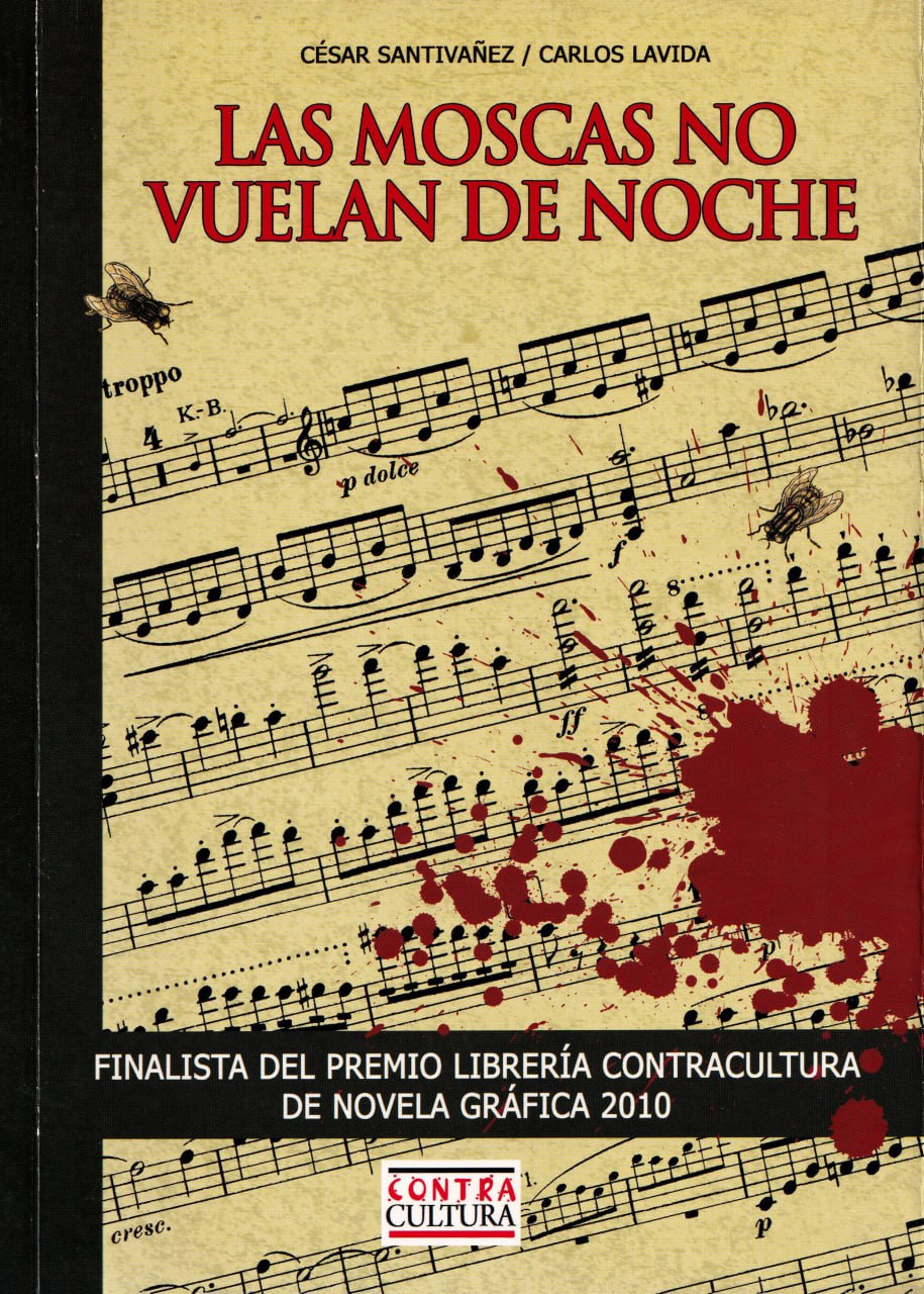 Portada ampliada de LAS MOSCAS NO VUELAN DE NOCHE