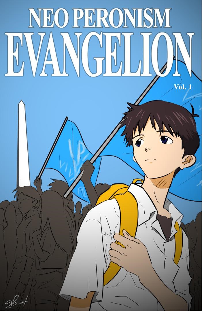Portada ampliada de NEO PERONISM EVANGELION Vol.