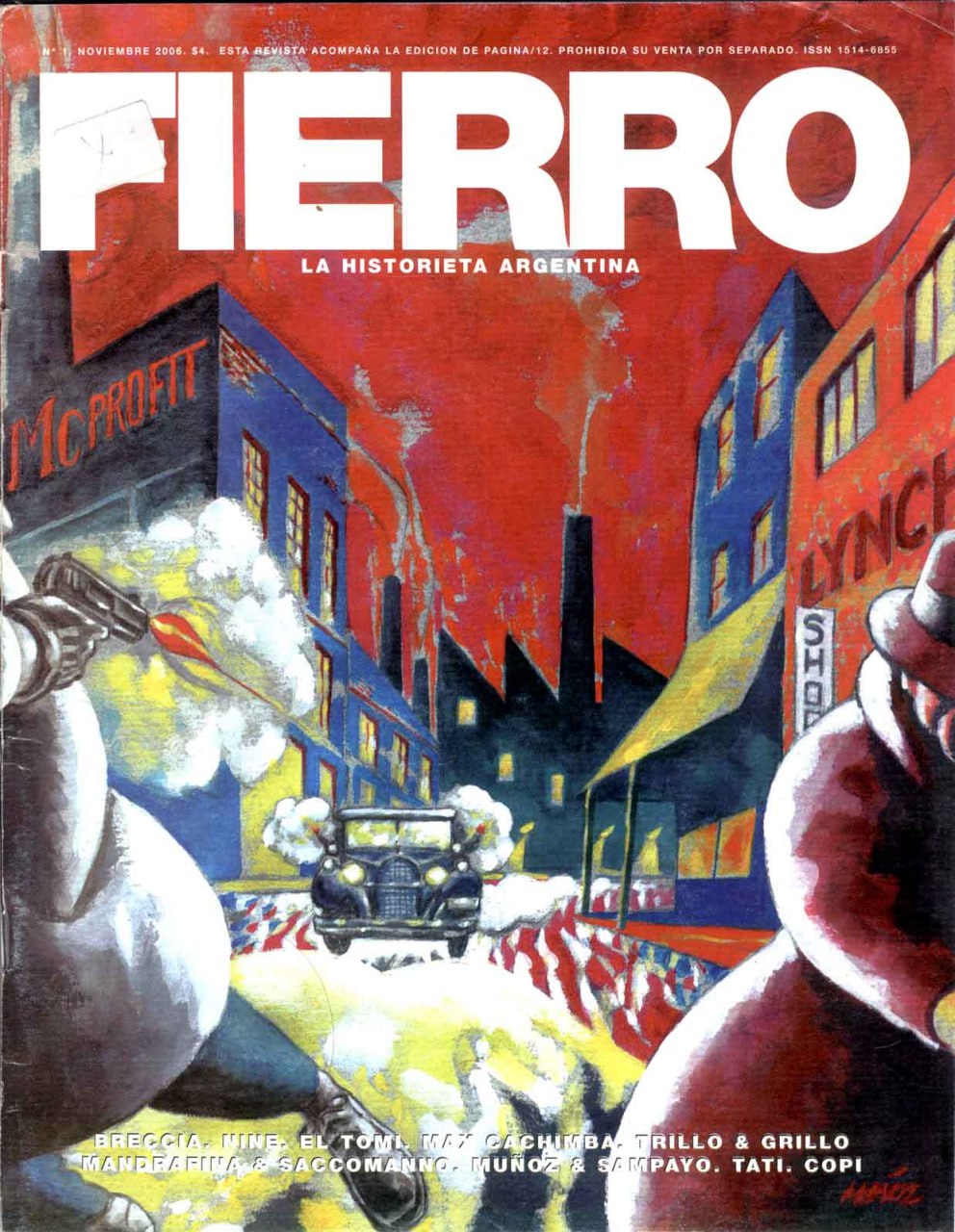 Portada ampliada de FIERRO