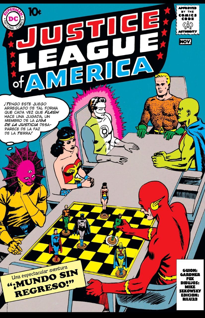 Portada ampliada de JUSTICE LEAGUE of AMERICA