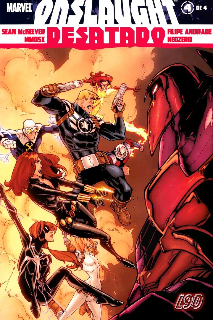 Portada ampliada de ONSLAUGHT DESATADO