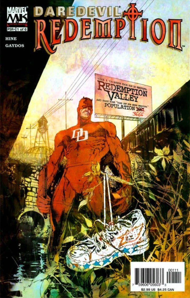 Portada ampliada de DAREDEVIL REDEMPTION