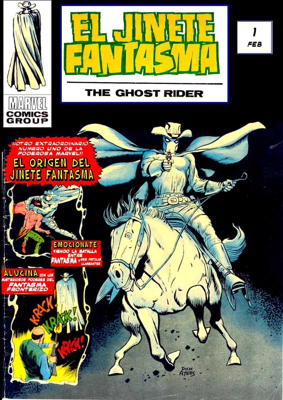 Portada ampliada de EL JINETE FANTASMA